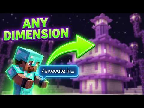 Teleport Between Dimensions Command Minecraft