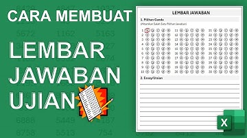 tips cara membuat lembar jawaban dengan ms excel