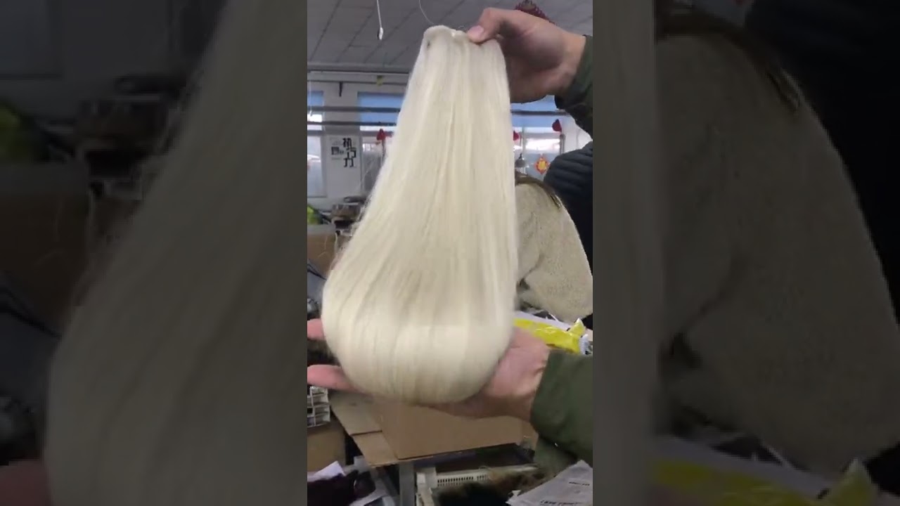 Factory Direct Raw Remy Virgin Double Drawn Flat Weft 