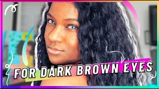 The MOST Natural Contacts for Dark Brown Eyes | Just4Kira Contact Lenses