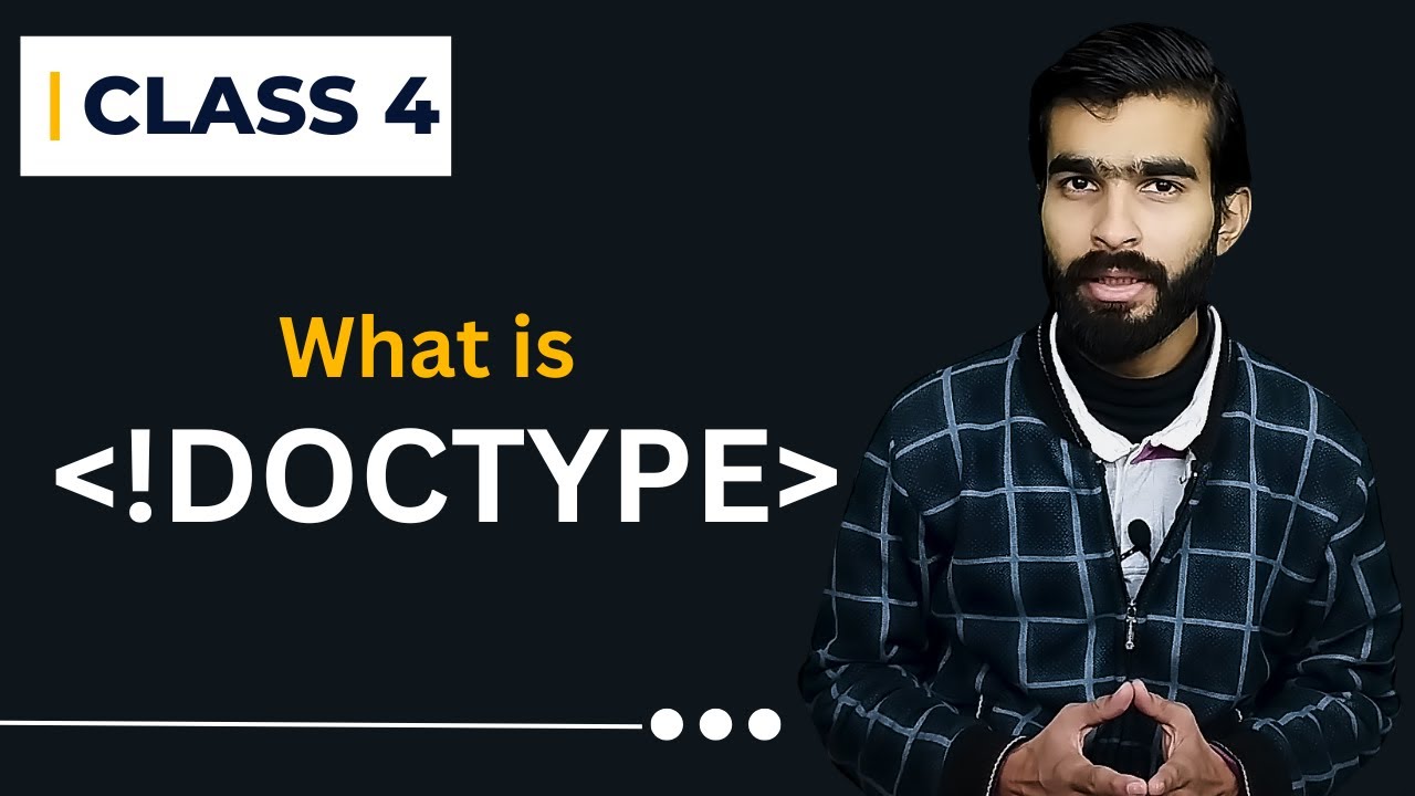 What is doctype in html? | Doctype Tag | All HTML Tags Explained in ...