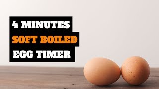4 Minutes Egg Timer : For Soft Boiled Eggs (with alarm) screenshot 3