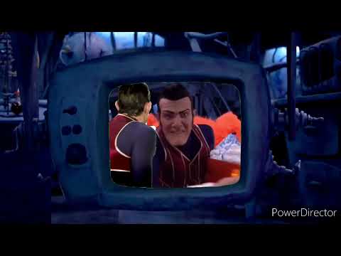 Robbie Rotten Watches TV Robbie rotten hiding Bnd of Doom Robbie Rotten Get scared!