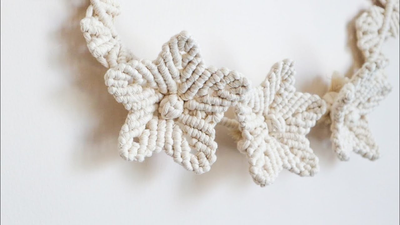 Makromeden kolay dekoratif çiçek yapılışı