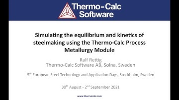 Simulating the Equilibrium and Kinetics of Steelmaking Using the Process Metallurgy Module
