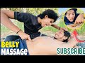 ASMR Belly Button Massage Youngest Boy On Top Deep Sleep Relaxation Massage Therapy Muzi ASMR 