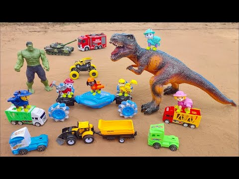 Video Xe Cẩu Múc Cát , Xe Tải Quái Vật , Xe Chó Cứu Hộ , Xe... - youtube