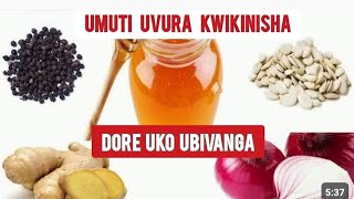 Umuti Wo Kwikinisha Hakoreshejwe Imirire Nibimera Bisanzwe