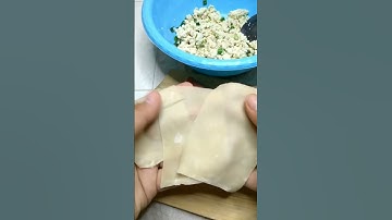 Thumbnail of Olahan tahu dan sosis pakai kulit pangsit