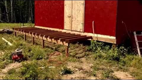 adding dock to processing building