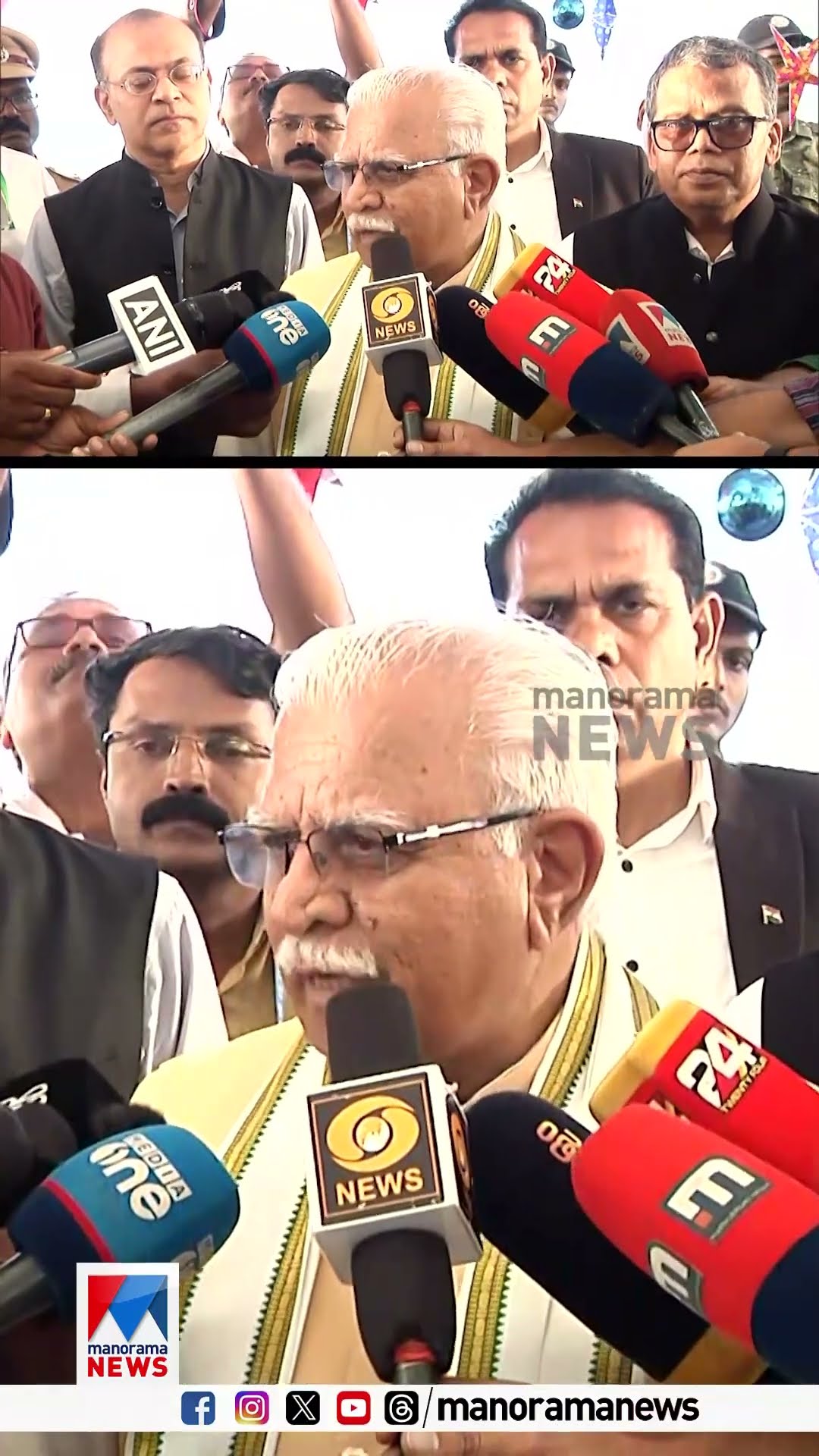 കൊച്ചി വാട്ടർ മെട്രോ യാത്ര വിമാനയാത്ര പോലെയെന്ന് കേന്ദ്ര മന്ത്രി മനോഹര്‍ ലാല്‍ ഖട്ടര്‍ #kochimetro