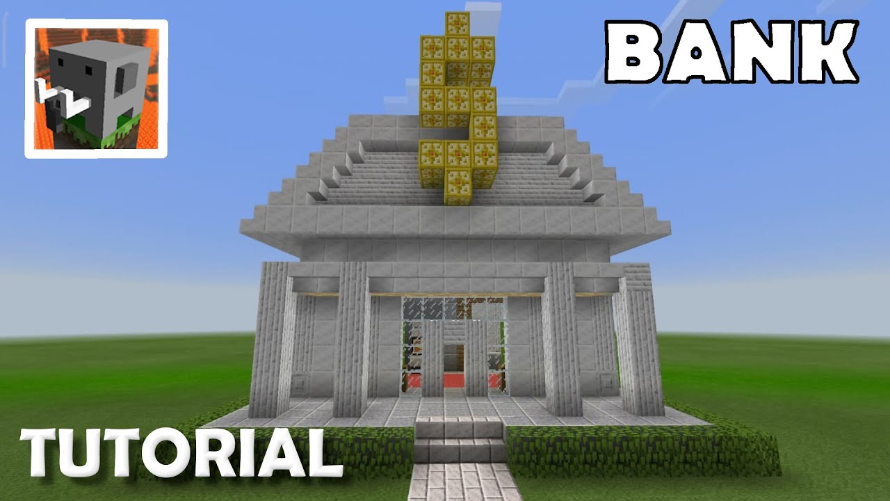 Craftsman Tutorial: How To Make a BANK - Craftsman Building Craft - YouTube