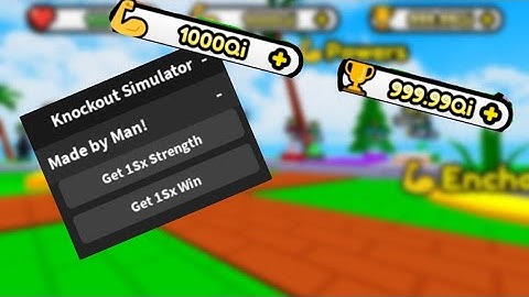 Knockout Simulator Script || inf Money