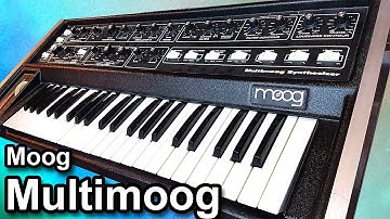 MOOG MULTIMOOG analog synthesizer - Synth sounds demo