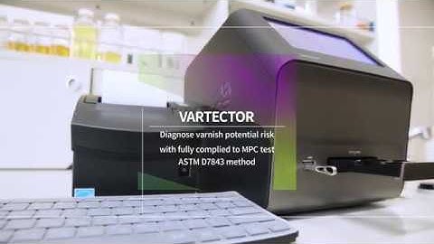 Varnish Detector (Vartector), MPC tester fully complied to ASTM D7843