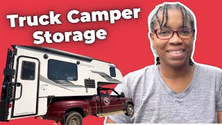 Truck Camper Storage | Life After Van Life | CrystalVanner.com