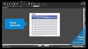 Bluebeam Revu - Submittals