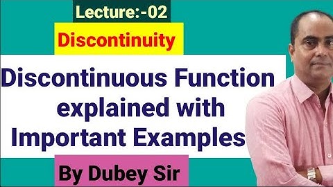 Discontinuity II Discontinuous Function #Discontinuity#CSIRNET#IITJAM#DkMathTutorial#DubeySir