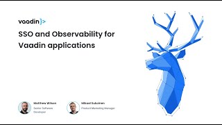 Webinar: SSO and Observability for Vaadin applications