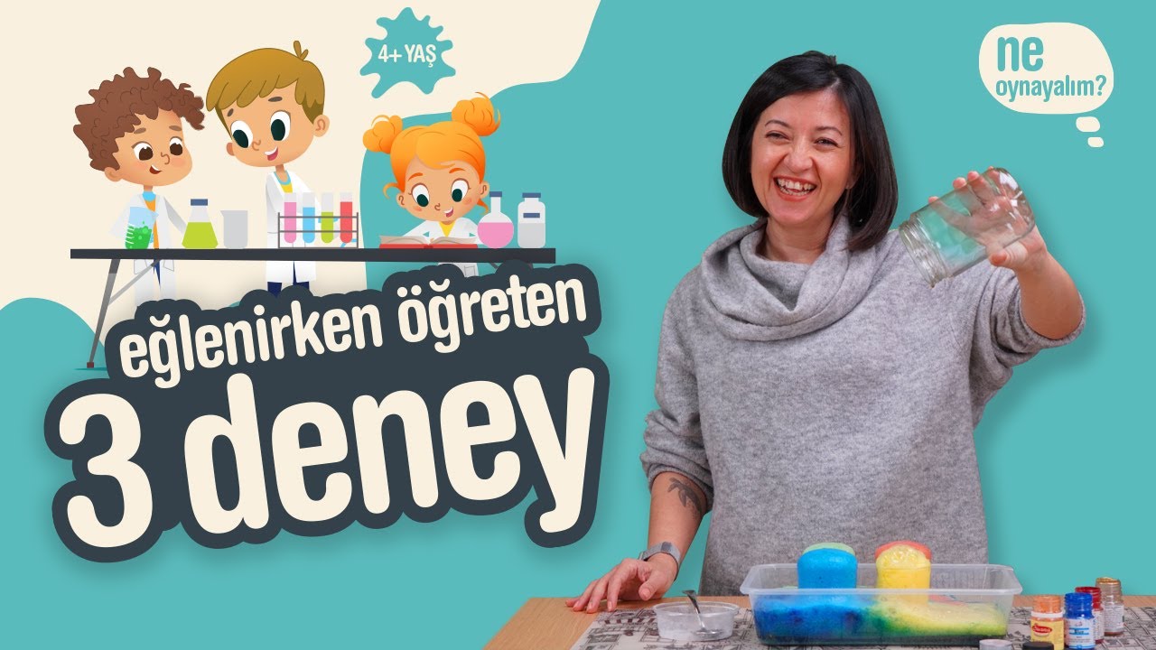 Mutlaka Deneyin!🎈 Evde Bol Kazanımlı 3 İlginç Deney: Okul Öncesi Kolay Etkinlikler parenthink’te!