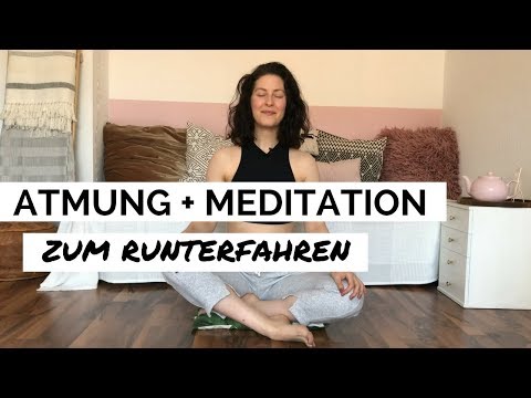 Yoga-Atmung (Pranayama) und Meditation zum Entspannen und Herunterkommen