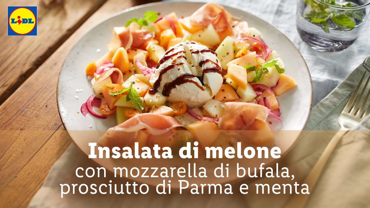 Ricette Lidl per la tua Pasqua Deluxe | Insalata di melone con mozzarella di bufala  | Lidl Italia