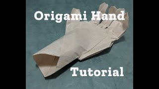 Origami Hand Tutorial (Kei Morisue)