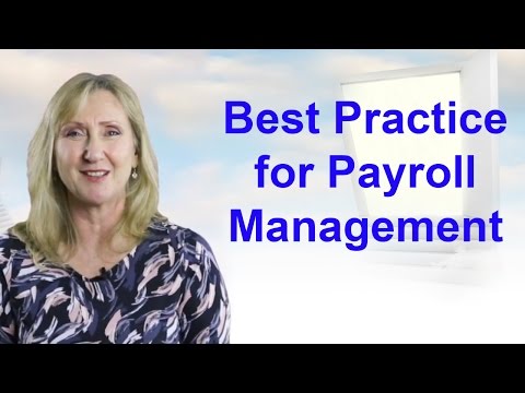 Payroll Best Practice | Data management