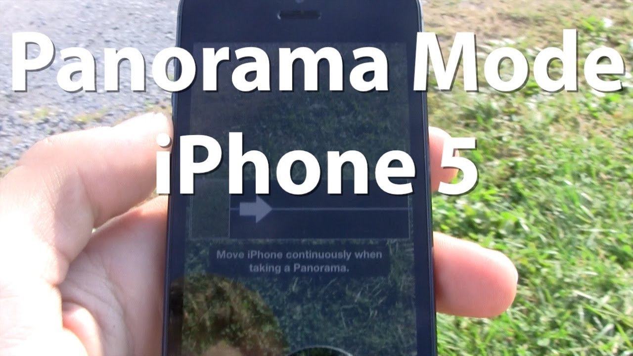 iPhone 5 Panorama Mode - iOS 6 Panorama Camera iPhone 5 - YouTube