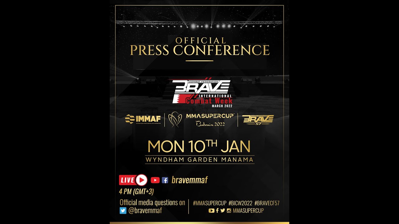 BRAVE International Combat Week 2022 Press Conference