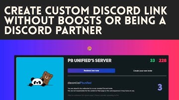 How to create custom discord link without boosts or being a discord partner