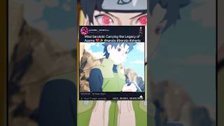 Mirai Sarutobi: Carrying the Legacy of Asuma 💔✨ #naruto #boruto #shorts