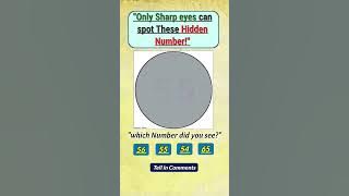 Only Sharp eyes can spot These Hidden Number!
