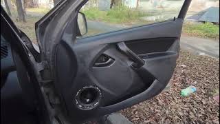Замена штатных динамиков в Datsun On-Do на DL Audio Python 165 Coax