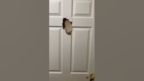 Elmo Smashes Through Door