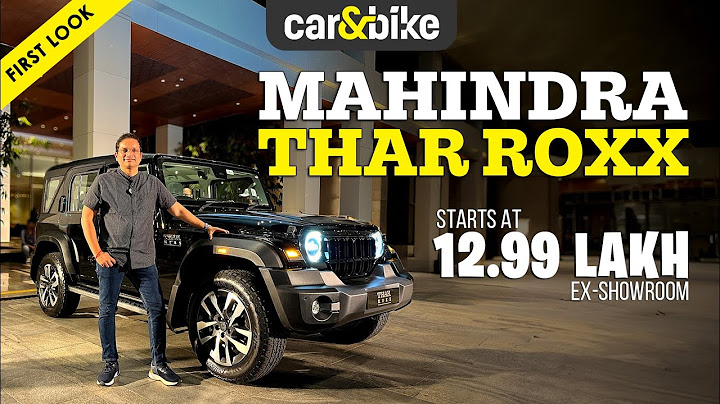 Mahindra Thar Roxx 5-Door | Starts at ₹ 12.99 lakh