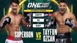 STUNNING Head Kick Knockout 🤯 Superbon SLEPT Tayfun Ozcan