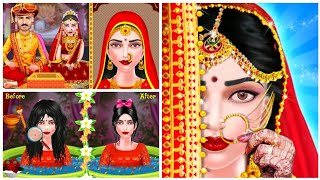 Royal Indian Wedding Girl Beauty Makeover Game|Princess Makeup Salon|Princess Salon Game screenshot 2