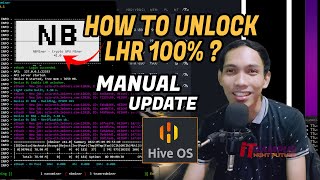 Cara Setting Unlock 100% LHR GPU HiveOs  - Manual Update NbMiner 41.0 (Testing RTX 3070 Ti)