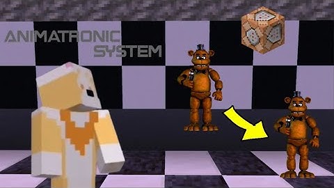 How To Make A FNAF Game In Minecraft | Part 1: Simple Animatronic (Bedrock Edition)