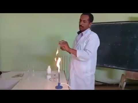كيفية الكشف عن غاز ثنائي اكسيد الكربون و هباب الفحم عند الاحتراق الغير التام لغاز البوتان