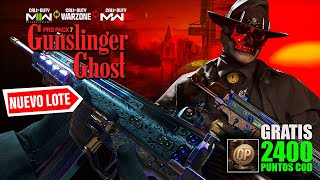 Lote PRO PACK 7 GHOST PISTOLERO para WARZONE, MW2 Y MW3 (GHOST VAQUERO + 2400 PUNTOS COD)