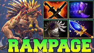 Rampage Bristleback Dota 2 offlane Unkillable Guide Best Item Build Pro Gameplay Offlane 7.41