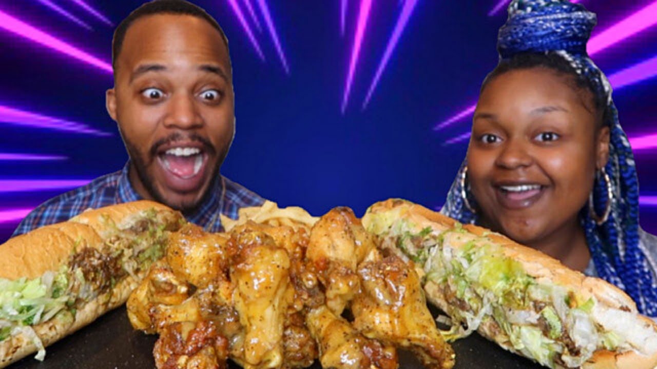 Настоящие филадельфийские чизстейки T-BONES + куриные крылышки Buffalo Wild, куриные крылышки с л...