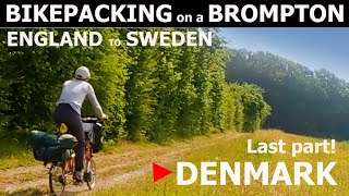 Longdistance cycling & camping on a Brompton. So happy!! Denmark!