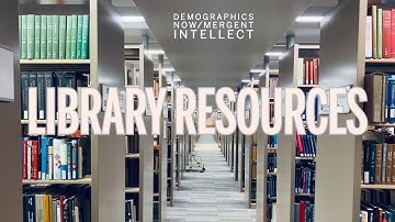 MDC Library Resources: How to use Demographics Now and Mergent Intellect