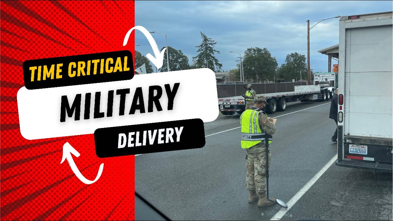 military base delivery, expediting van life YouTube