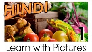 Learn Hindi Vocabulary with Pictures - Get Your Vegetables!