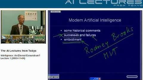 Lecture 1 - AI Lectures from Tokyo 2003 - Rolf Pfeifer et al.