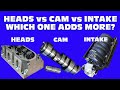 HEADS, CAM OR INTAKE? WHICH LS MODIFICATION SHOULD I DO FIRST? WHICH UPGRADE MAKES MORE POWER?